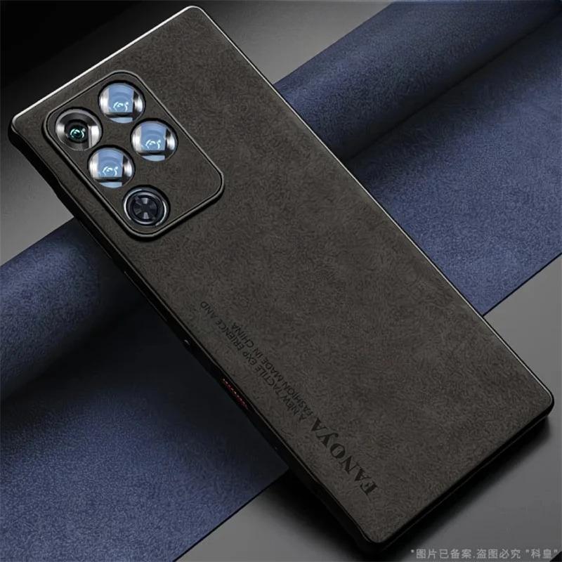 Чехол для RedMagic 11 Pro Plus Чехол Силиконовая кожаная задняя крышка для Nubia Red Magic 11 Pro+ G Shell Ударопрочный бампер