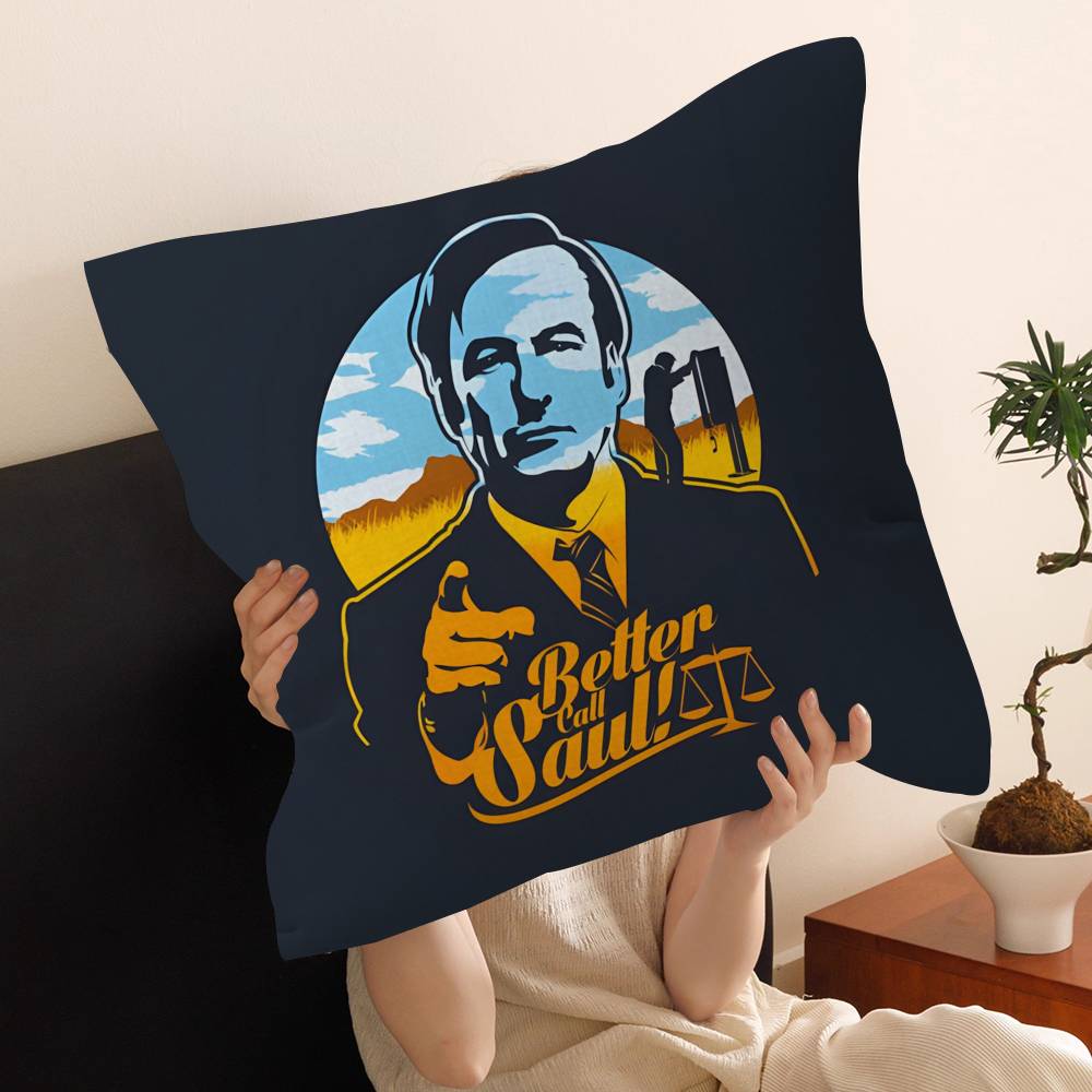 Классическая наволочка Better Call Saul Полиэстер Подушки для дивана Декоративные подушки Декор для дома Наволочка