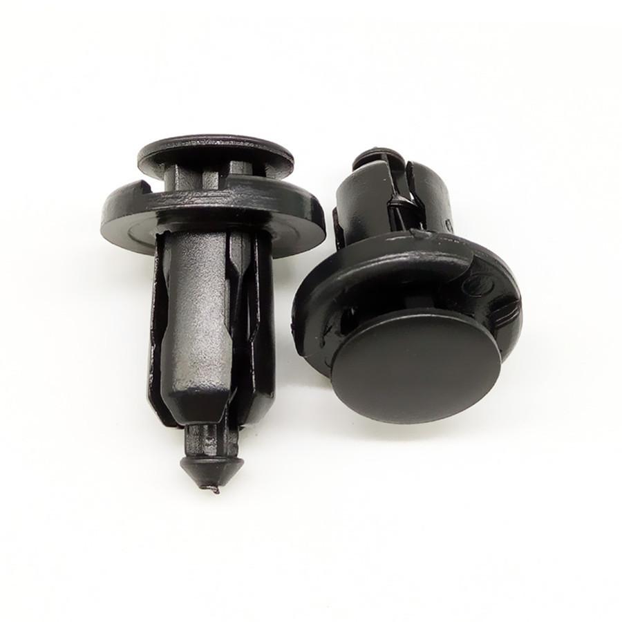 120 Pcs Car Door Panel Mixed Size Fastener Clip +50 Pcs Wrap Cable Fixed Clamp