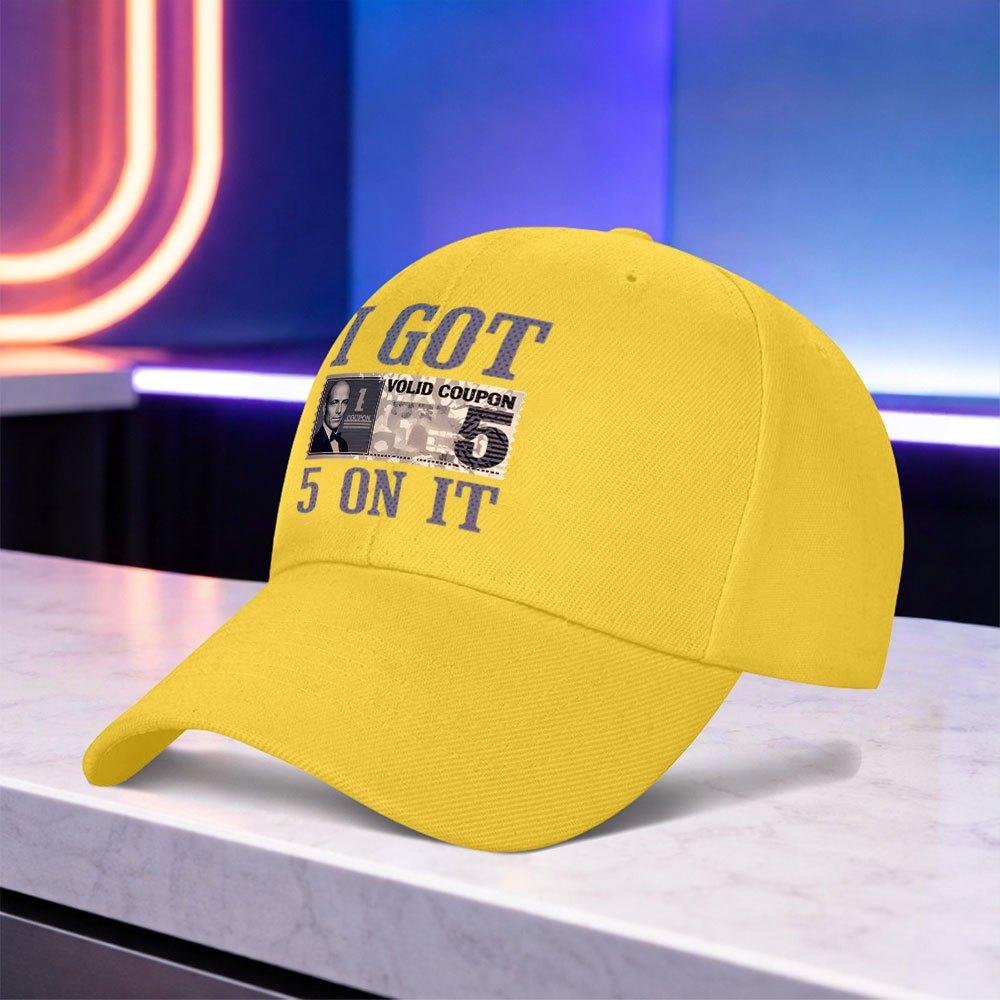 Я НАДЕЛА Кепка для бейсбола с принтом 'I GOT ON IT', легкая, унисекс, для активного отдыха, спорта, фестивалей, вечеринок, на каждый день