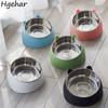 Stainless Steel Cat Dog Bowls Household Multi-color Protect Neck Feeder Pet Supplies Non-slip Durable Food Feeder Drinking Ins
