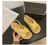 Fashion Fashion Thick Soled Casual Sandals for Women Summer 2025 New Cross Strap Open Toes Breathable Comfortable Versatile Beach Flats