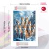 Shiba Inu Pattern  3pcs 100% Round Full Drill 5D DIY Diamond Painting Embroidery Cross Stitch Rhinestone Décor