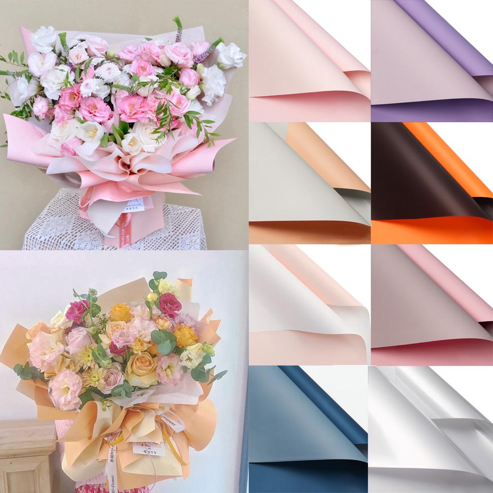 20Pcs Waterproof Flower Gift Wrapping Paper Florist Bouquet Packaging DIY Decor