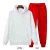 Solid Color Hoodie Two Pieces Set Hooded Sweatshirt Women's Hoodie Autumn Men's Hoodie + Pants Sets