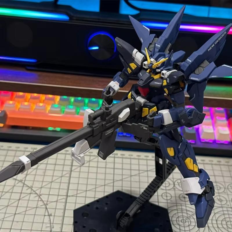 Super Robot Wars OG Huckebein Mk-II HG 1/144 Сборная модель меха Аниме Фигурка-робот Настольное украшение Кукла Головоломка для мальчика Игрушка Подарок