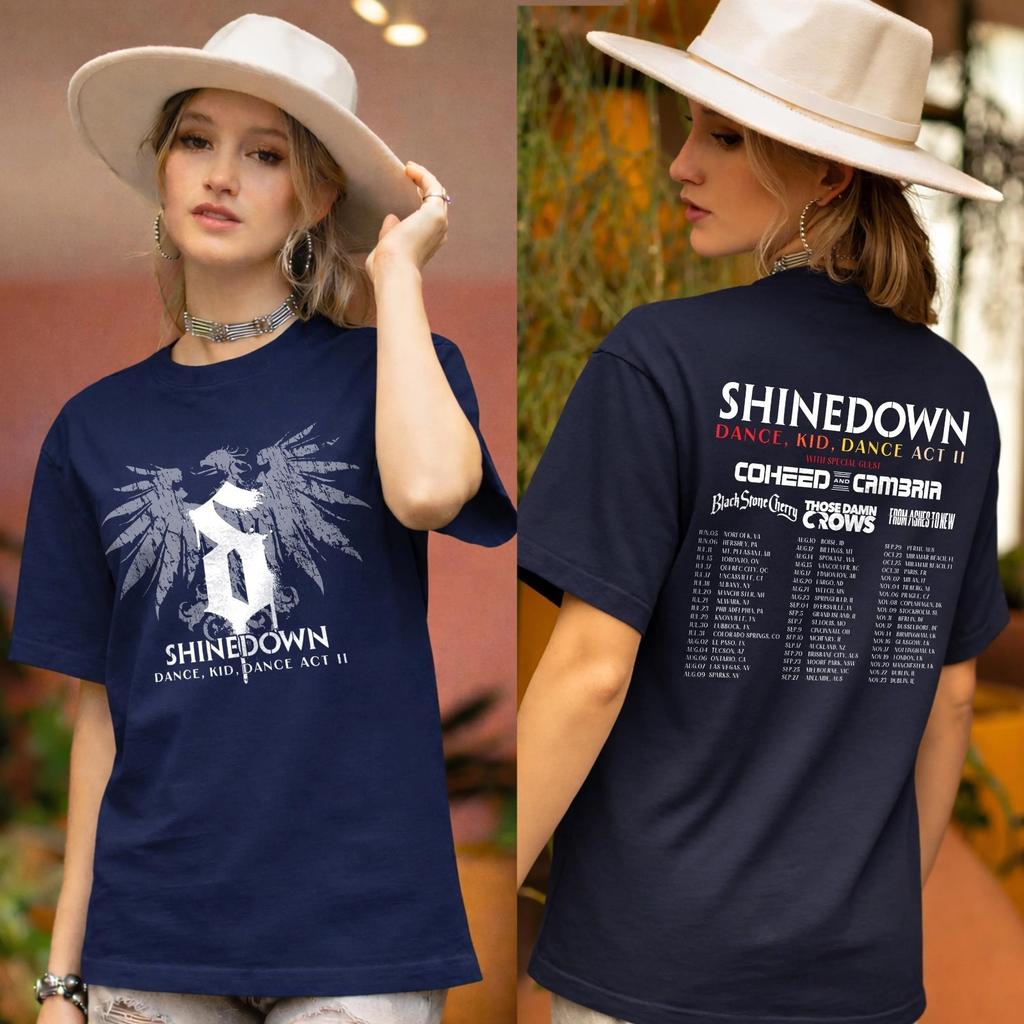 Shinedown Dance Kid Dance Act II Tour 2026 Concert Fan Gifts T-shirt