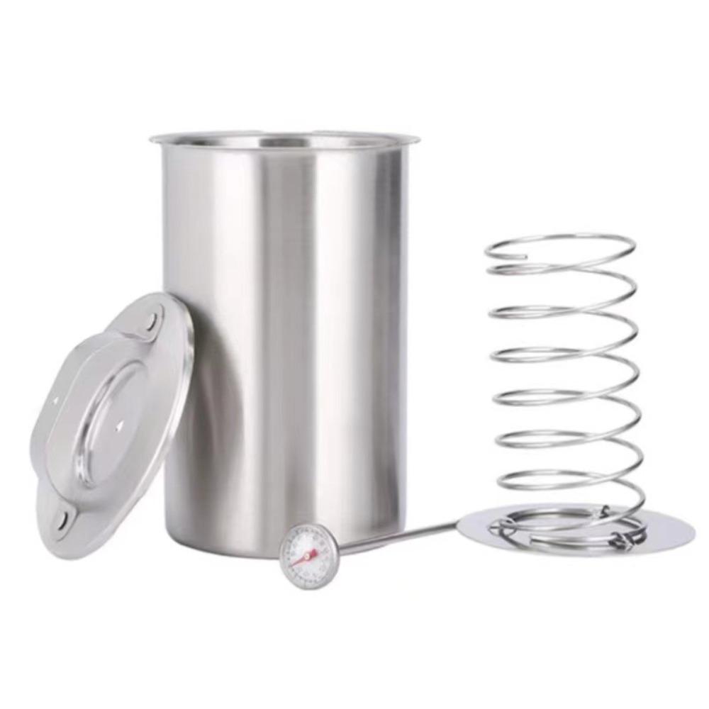 С термометром Форма для прессования ветчины из нержавеющей стали Бочка для варки мяса Пресс для мяса Кухонная плита Свинина