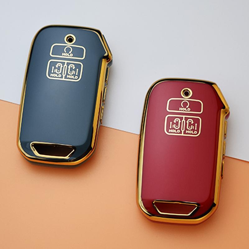 7 Кнопок Мягкий ТПУ Чехол Держатель Брелок Защитник Брелока Для Kia K5 K3 K4 Sportage Carnival Sedona Чехол для Автомобильного Ключа Аксессуары