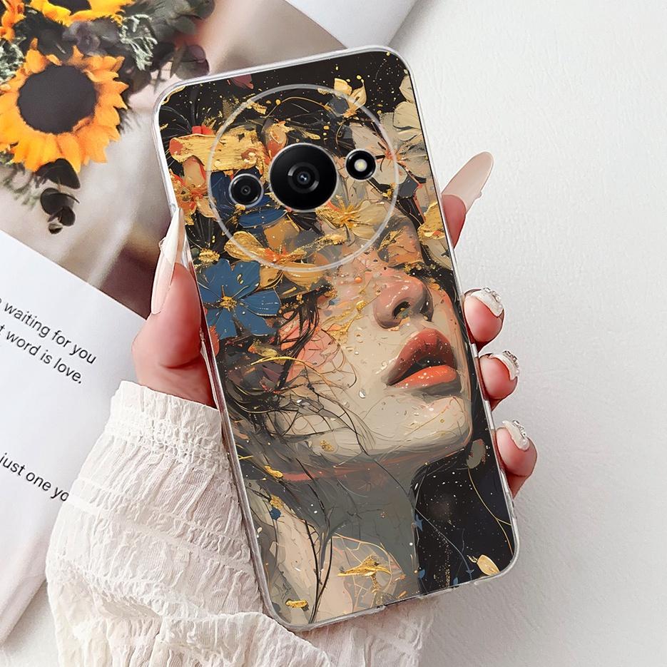 Для Xiaomi Redmi A3 A3x A4 Чехол RedmiA3 Pro Стильный Расписной Чехол Мягкий Тонкий Чехол для Телефона Для Xiaomi Redmi A3 Pro A3x RedmiA4 Корпус