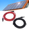 2pcs 12AWG 4mm² Solar Panel Extension Cable Black Red Solar Adaptor Extension Cable with Female Male Connector 1000V 