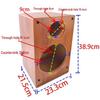 6,5-8-дюймовый DIY деревянный книжный шкаф-корпус для двухполосного басового динамика с рупором