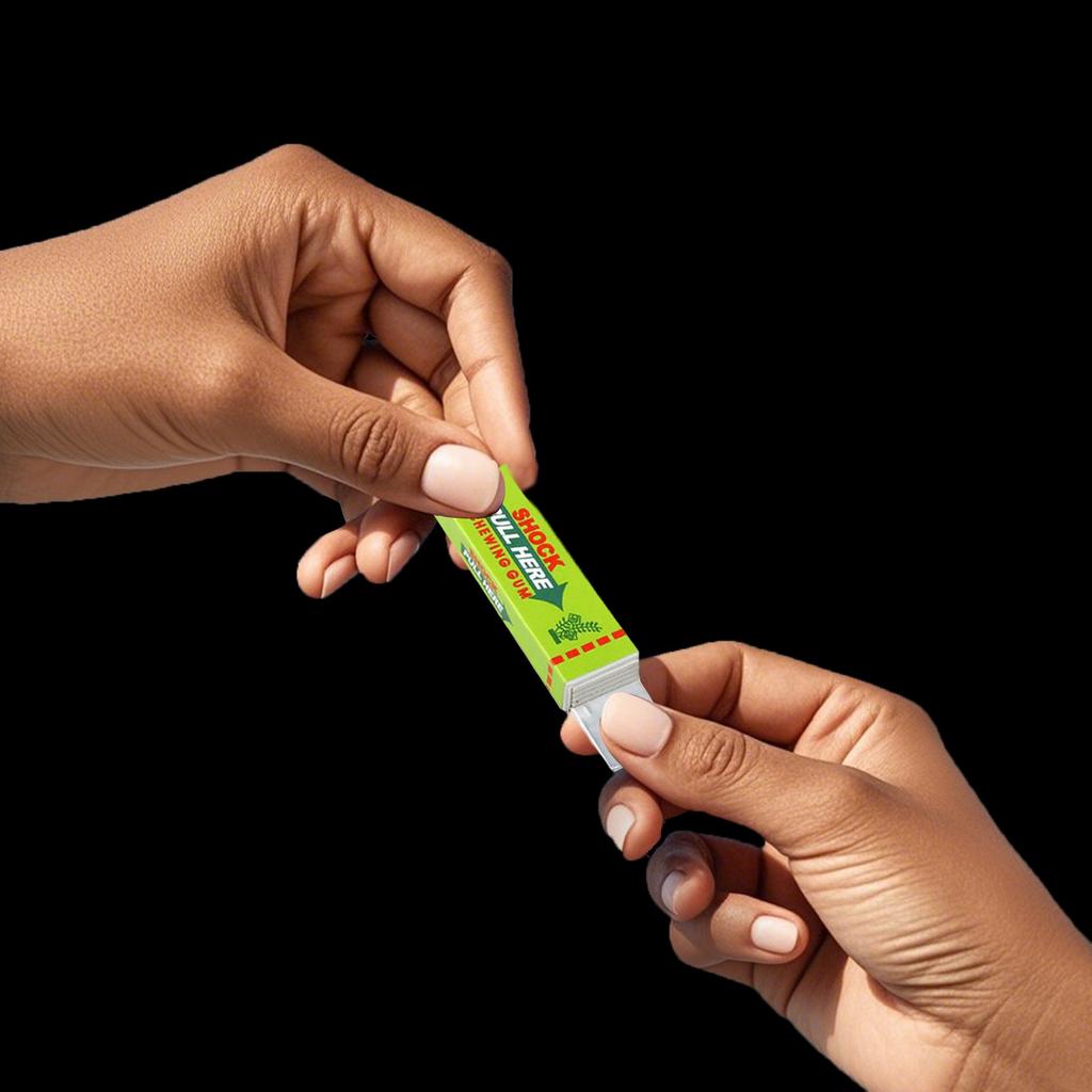 Электрошок Шутка Жевательные резинки Шокирующая игрушка Подарок Гаджет Розыгрыш Трюк Кляп Смешной(Цветной случайный)