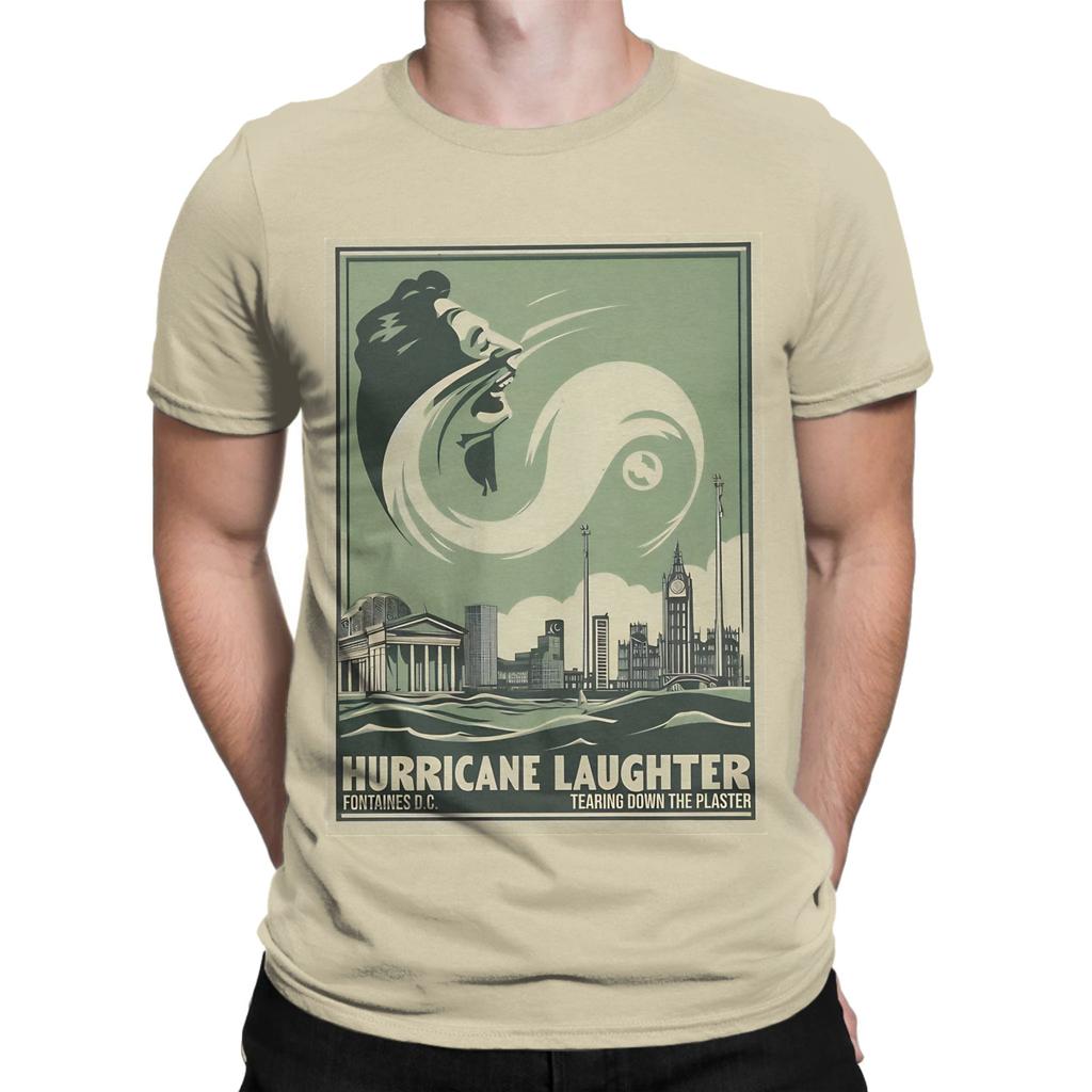 Hurricane Laughter Fontaines Funny Graphic 100 Cotton Tshirt Hurricane Tops Tees For Unisex