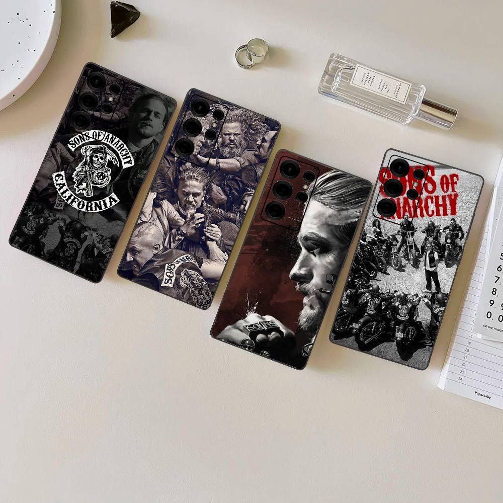 Чехол для телефона с изображением сериала «Сыны анархии» Crime For Samsung S 24 Fe 25 Ultra Plus 20 Lite 21 30 22 23 24 22 Ultra 5G Fundas