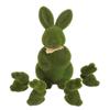 5 Pcs Moss Rabbit Decor Spring Bonsai Garden Ornament Bunny Statue Foam Adornment Easter Scene Layout Outdoor