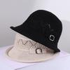 New spring and summer fashion versatile thin sun hat anti-ultraviolet face small hollow breathable bucket hat