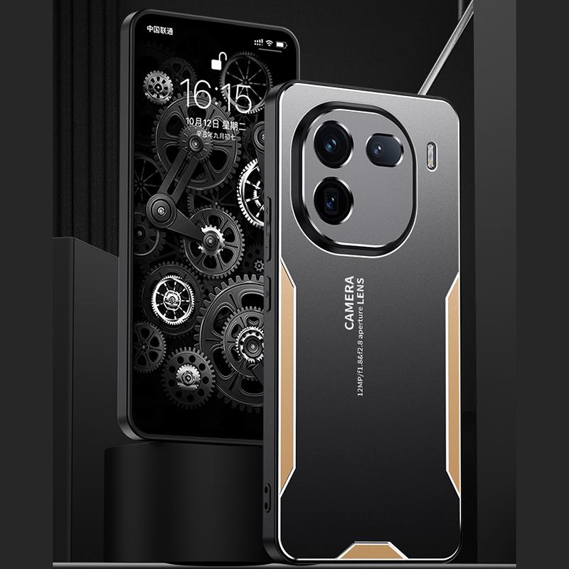 Для vivo iQOO 12 Pro 5G Металлический чехол Алюминиевый сплав+ПК+ТПУ Чехол для телефона Противоударный Защитник