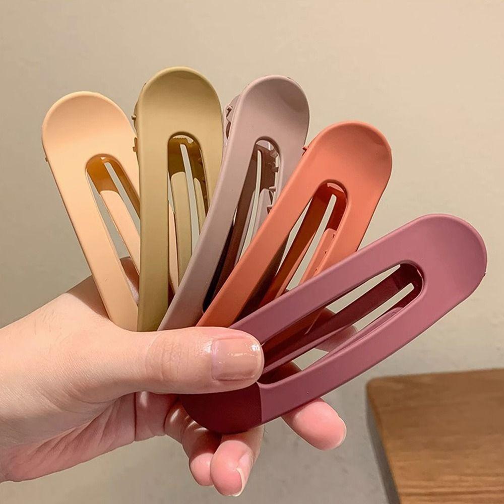 Ponytail Hairpin Hair Claw Headwear Alligator Clips Durable Duckbill Hair Clamps  for Women Girls