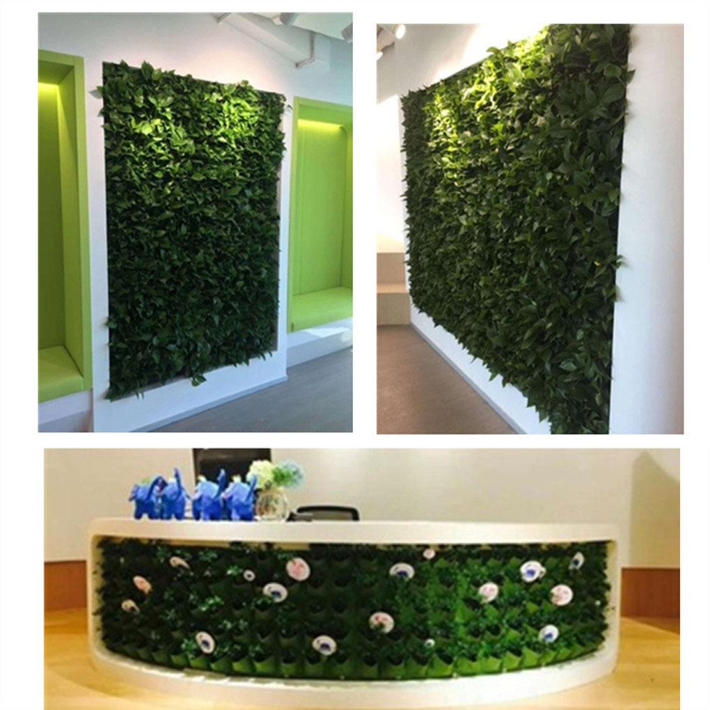 Вертикальный мешок для посадки цветов, нетканый мешок для выращивания, 64 кармана, настенный садовый горшок - черный