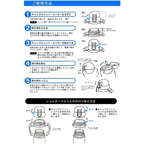 Skater 2-Way Stainless Steel Water Bottle with Two-Handle Handles and Straw, 350ml, Baby Mug, Sanrio Hello Kitty Plush Toy, for Girls, STWM3N-A