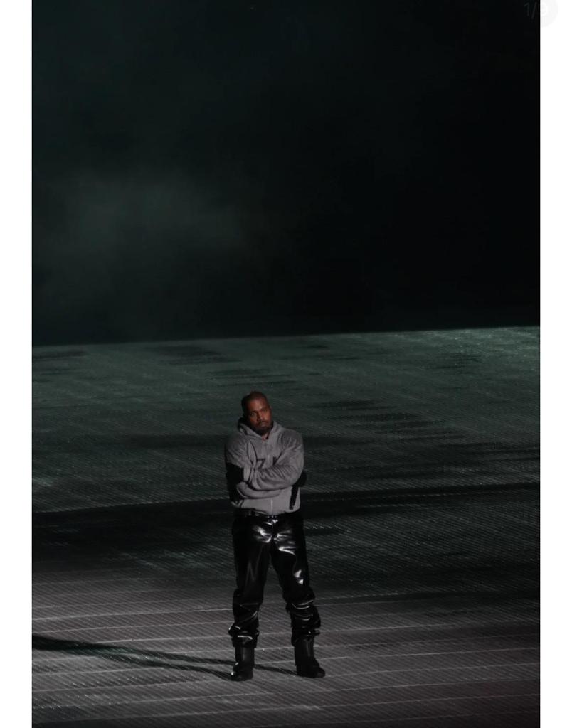 Kanye Kan Ye Shanghai Concert SZNX Heather Grey Unisex Zip-Up Hoodie Sweatshirt