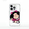 Милый M-Мафальда C-Мультфильм Чехол для телефона Для iPhone 17 16 15 14 13 12 11 Mini Pro Max Plus Прозрачная крышка