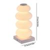 RGB LED Table Lamp Cute Gourd Shape Touch Sensor Night Light USB Rechargeable Desktop Decorative Desk Lamps
