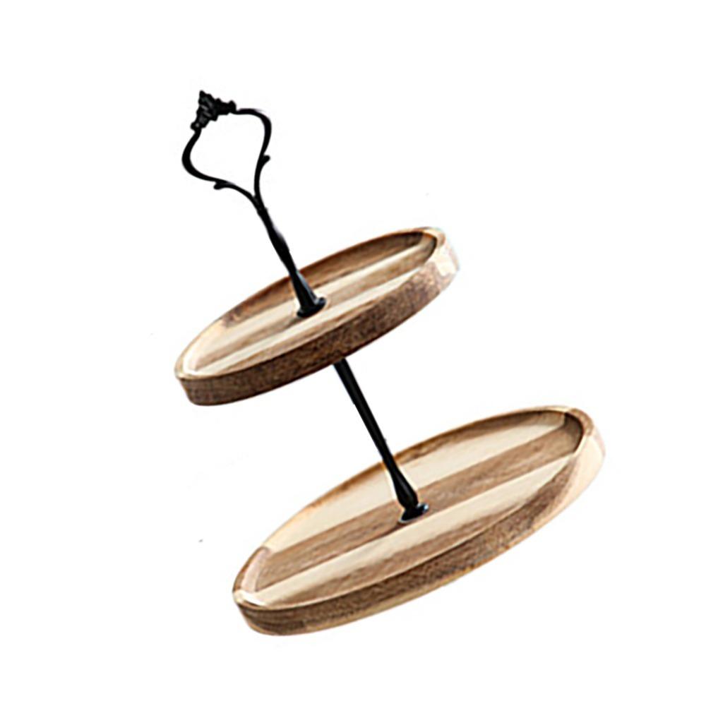 Smooth Serving Tray Detachable Multi Layer Frame Food Platter Elegant Storage Tray Afternoon Tea