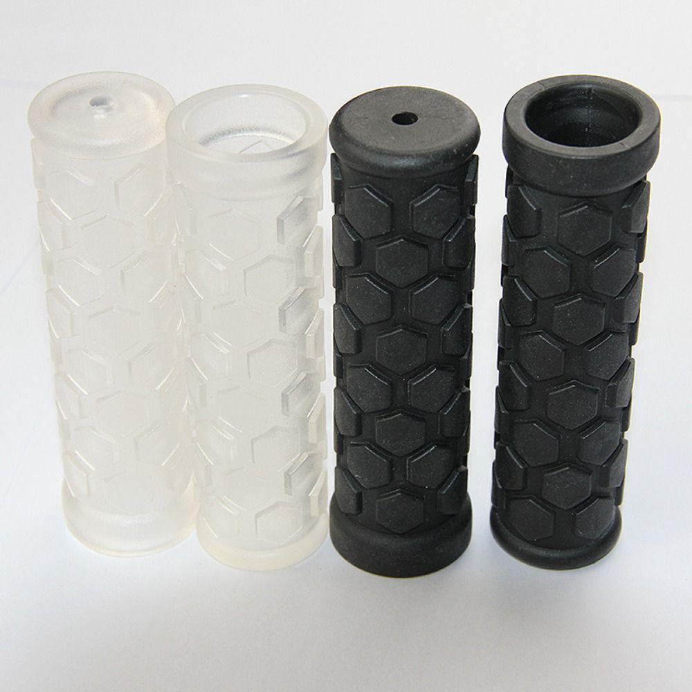 1 Pair Anti-slip Bicycle Handlebar Cover Shock Absorption Rubber Grip Mountain Bike Accessories