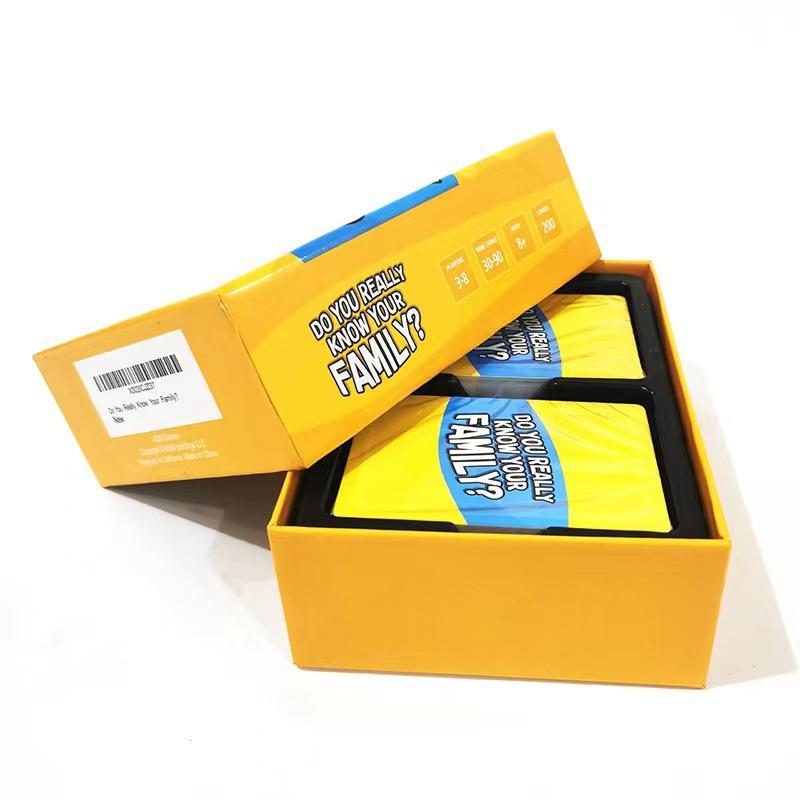 Знаете ли вы свою семью? Веселая семейная игра, наполненная темами для разговора, задачами для детей, головоломками для досуга, карточками