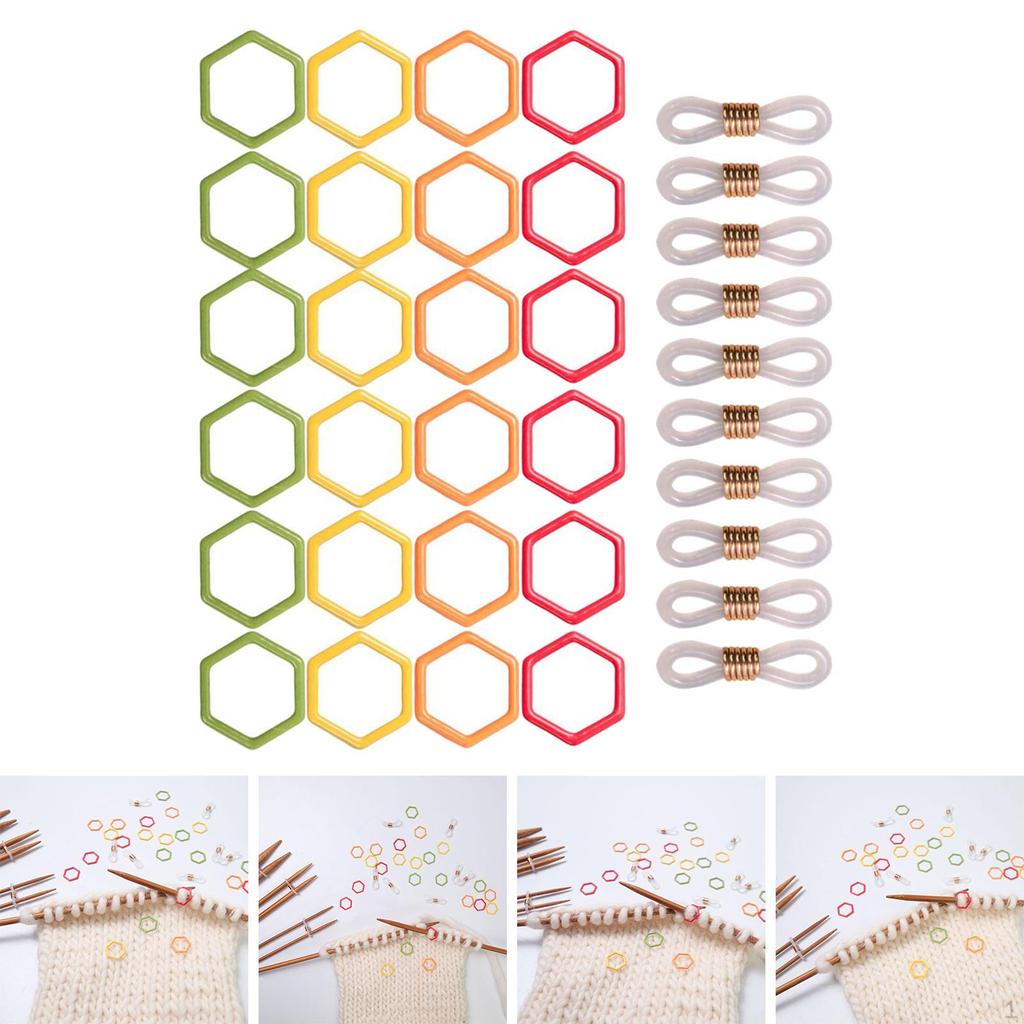 Маркер для вязания крючком, фиксирующие маркеры, гладкий многоразовый зажим для игл для рукоделия ручной работы