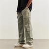 Big Pocket Overalls Men's Retro Spring and Autumn Functional Wind Loose Wide Leg Casual Pants