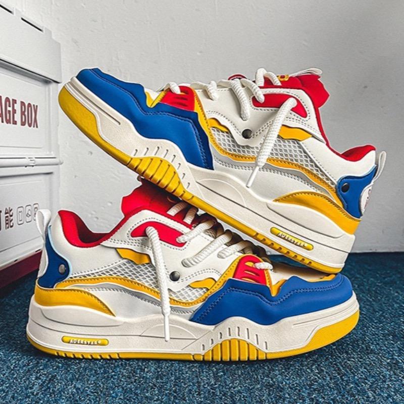 Fashion Men Sneakers Mesh Breathable Casual Shoe Trend Skateboard Shoe Outdoor Sport Running Shoes for Men Tenis Shoes Zapatillas Hombre