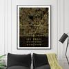 Лас-Вегас, Чикаго, США, Америка, карта города, декор для гостиной, постеры и принты, настенная живопись на холсте, настенные панно для домашнего клуба