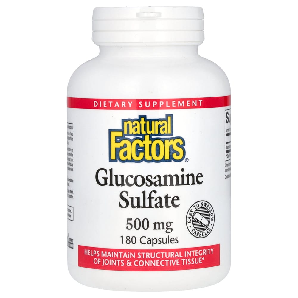 Natural Factors Glucosamine Sulfate 500 mg 180 Capsules