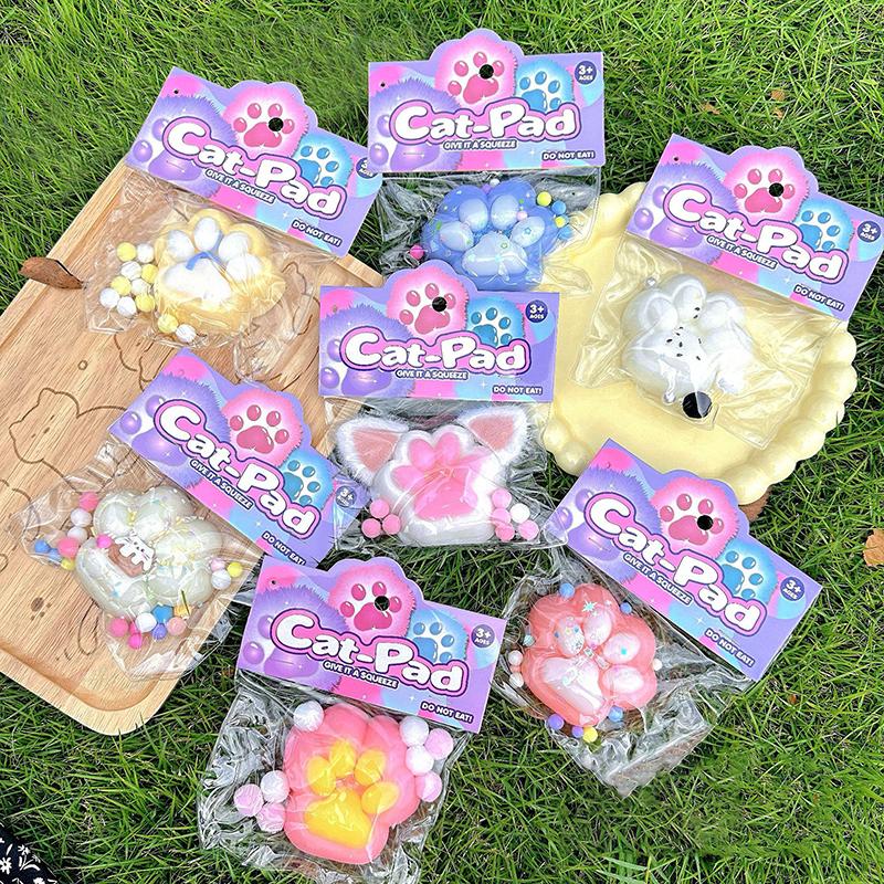 Игрушки для снятия стресса Cat Paw Kawaii Cartoon Antistress Toys для снятия стресса