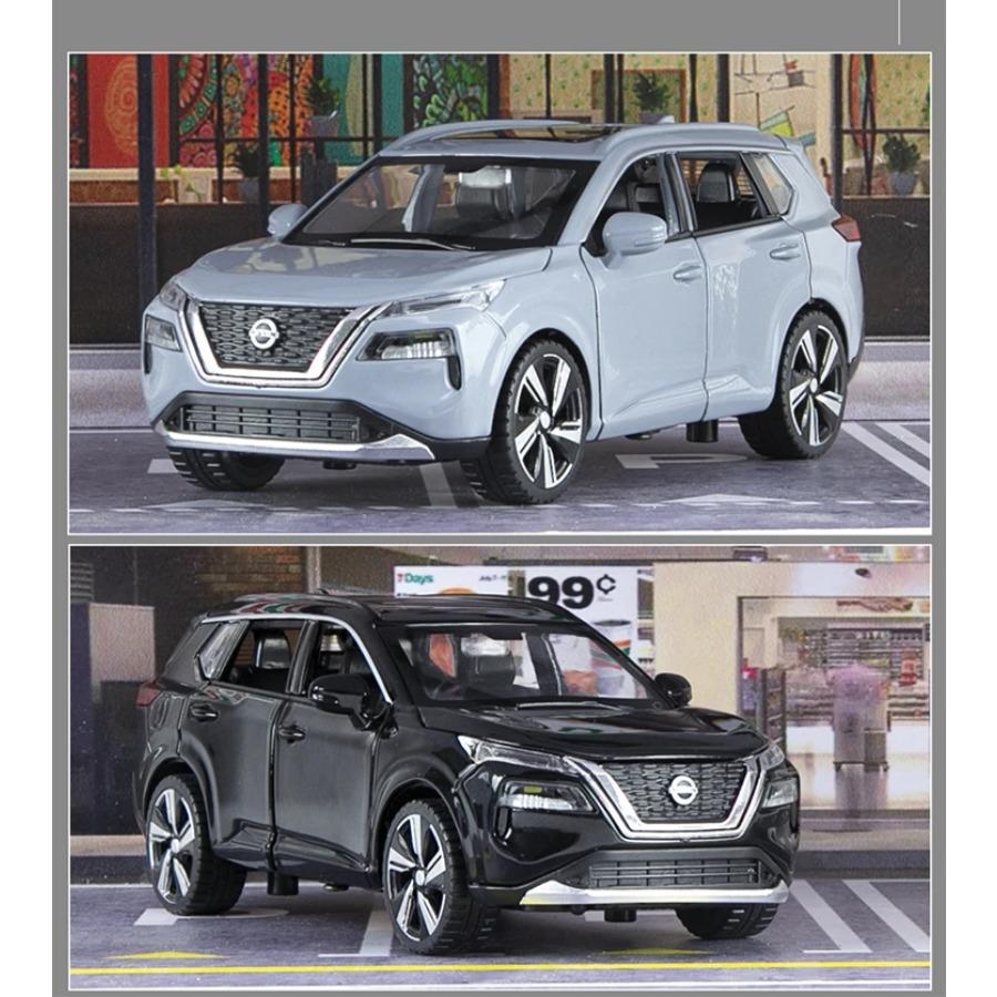 1/32 Nissan X-TRAIL SUV Модель автомобиля из литого металла Внедорожники Модель автомобиля Звук и свет Моделирование Детские игрушки Подарки