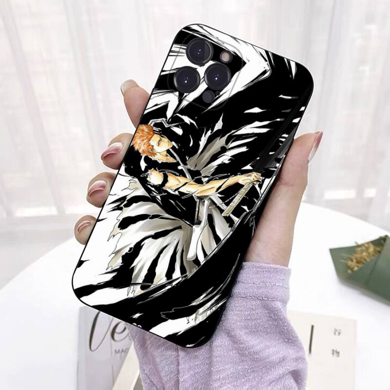 Мягкий силиконовый чехол для телефона с японским аниме «Блич» для iphone 14 13 12 11 Pro Mini XS MAX 8 7 6 Plus X 2020 XR Shell