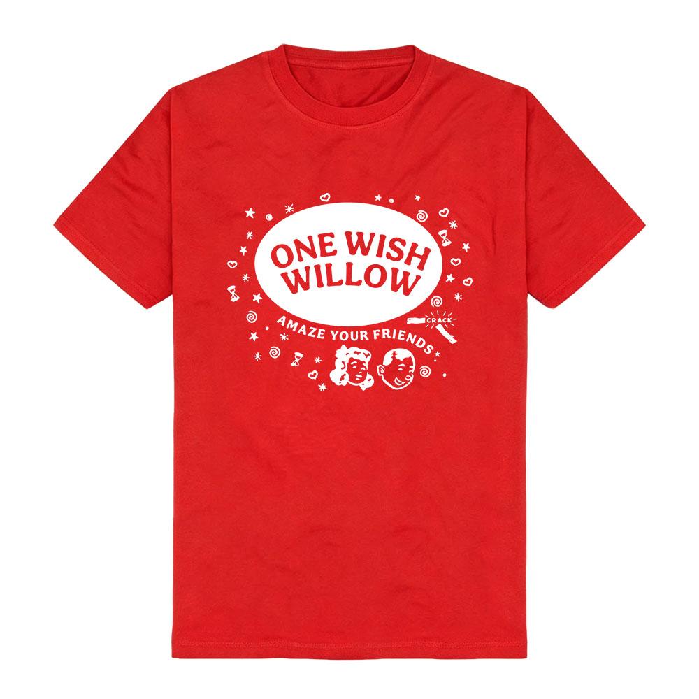 One Wish Willow Tees Футболка с дизайном «Одержимость фильмами ужасов» Женская Мужская Одежда С коротким рукавом Хлопок Свободная Унисекс Уличная Футболка