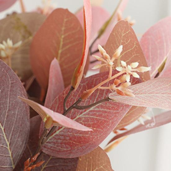 Элегантный портативный удобный яркий изысканный долговечный эвкалипт искусственные листья растения декор