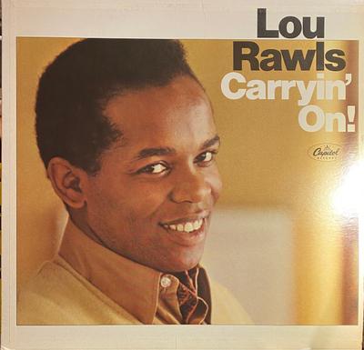 Виниловая пластинка LOU RAWLS Carryin On T2632 Capitol Records 1966 Канада Soul Funk Б/у