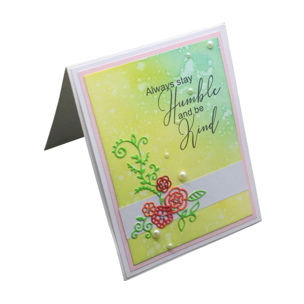 Растение Лоза Цветок Рамка Металлический Серебристый Трафарет Тиснение Резка Штампы Для DIY Скрапбукинг Бумага Альбом Изготовление Открыток