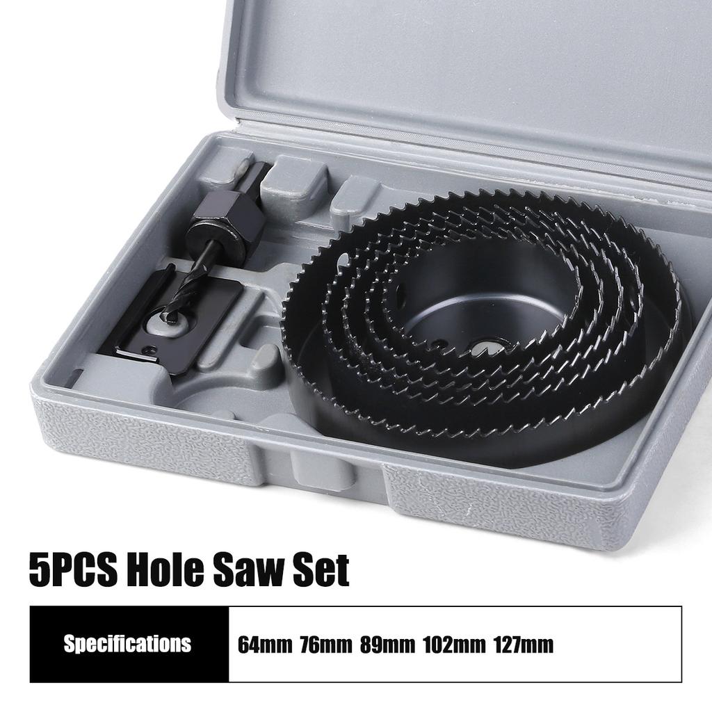 Биметаллическое деревообрабатывающее отверстие 13/8/5, Отверстие для точечного светильника, Отверстие для гипсокартона Набор деревообрабатывающих сверл