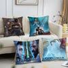 Игровой G-God Of War Ragnarok Наволочка Квадратная Подушка Спальня Диван Отдых Комфортная Подушка Автомобиль Гостиная Домашний Декор