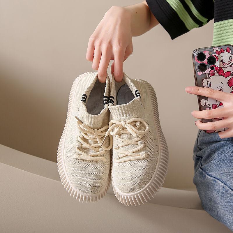 Женская обувь для бега, спортивная обувь для мужчин, спортивные сетчатые дышащие кроссовки на высокой платформе, черные вулканизированные легкие, новые в размере 39