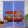 Curtains for Bedroom L-line Friends Elegant Room Curtains 2 Pieces Shades Halloween Decoration Living Room Curtain Partition