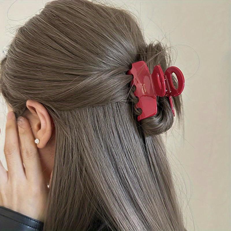 Винтажный ацетатный коготь для волос среднего размера, прямоугольный дракон, акула, зажимы для волос, женские аксессуары для волос, заколки для волос