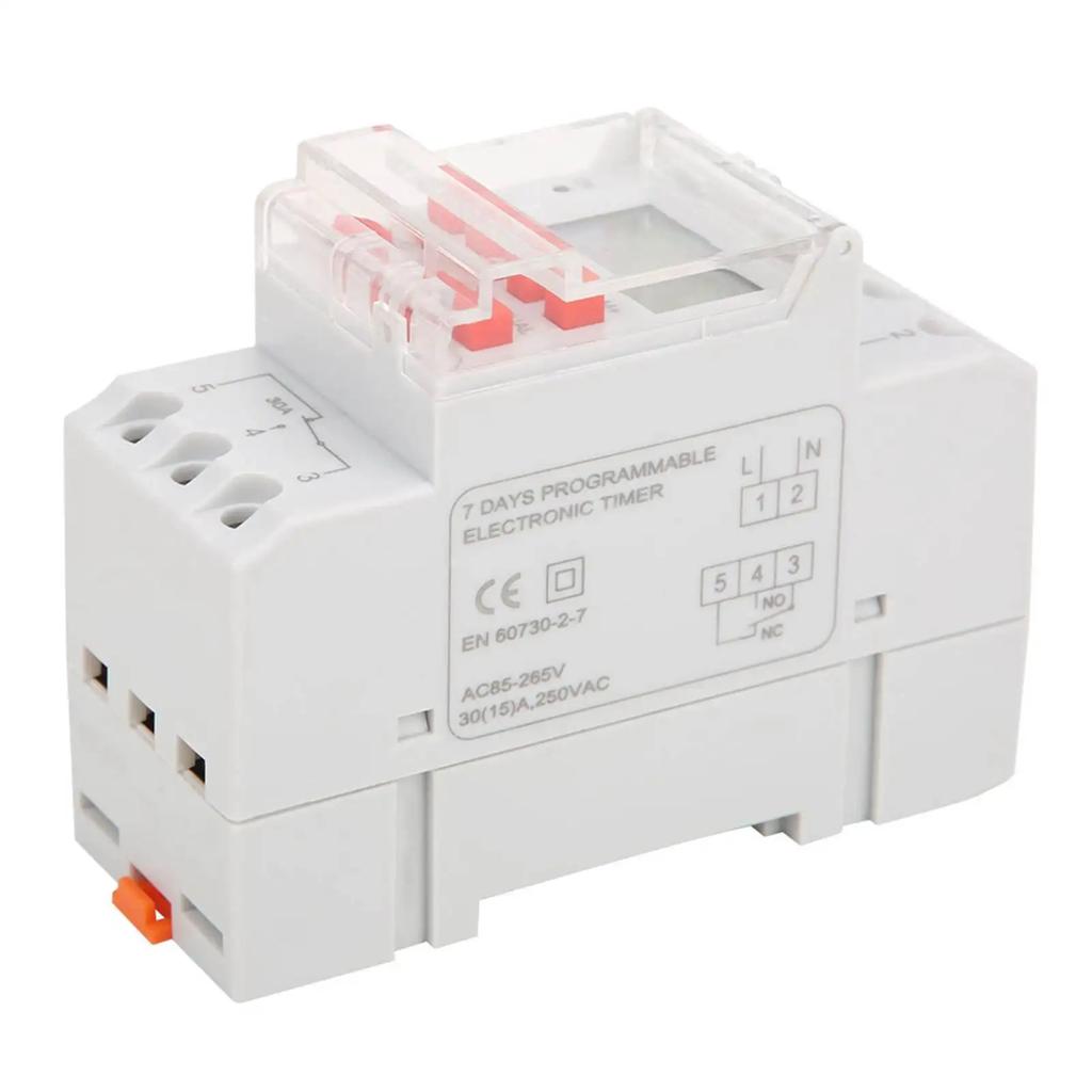 TM919BK 85~265V AC 30A ЖК-дисплей 7 дней Программируемые цифровые переключатели-таймеры ЖК-переключатели-таймеры