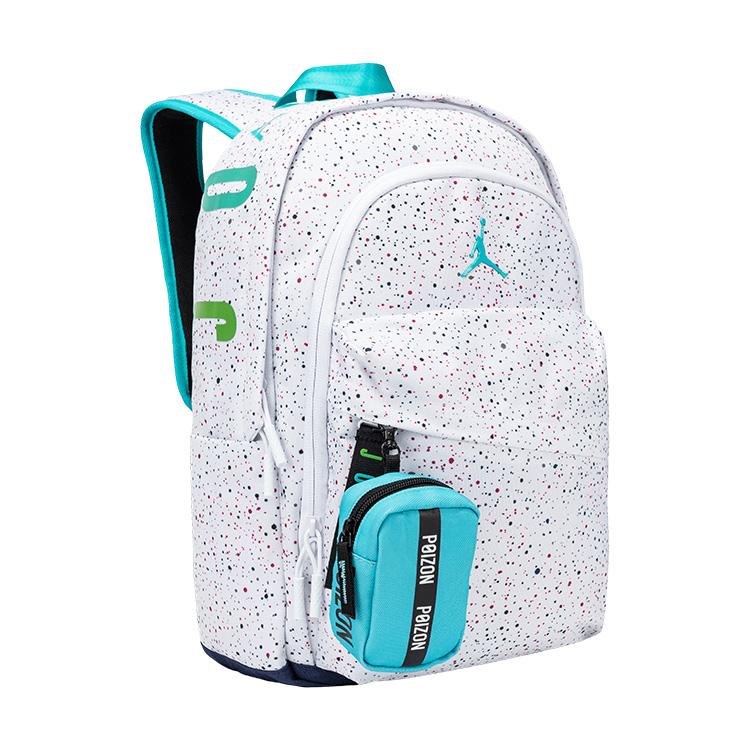 Jordan Полиэстеровый рюкзак средний унисекс лимитированный Aurora Blue Jordan JD2533215PS-003